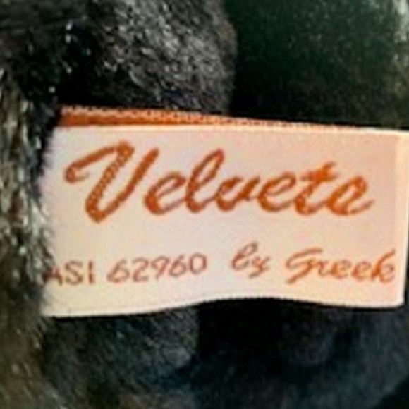 Bear Stearns Soft Stuffed Sitting Black Teddy Bear in Red Sweater - Picture 4 of 4